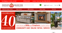 Desktop Screenshot of discountbbqonline.com